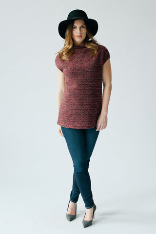 Sweater top by Elizabeth Geisler for Cocoon